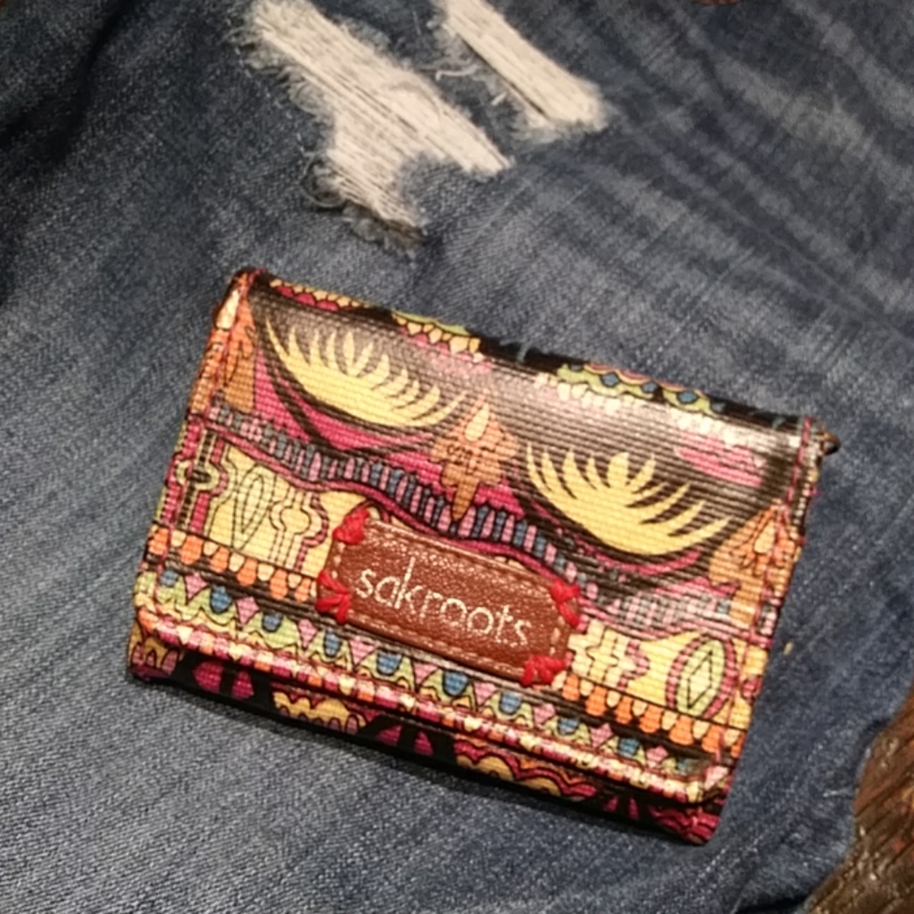 Sakroots clip on wallet